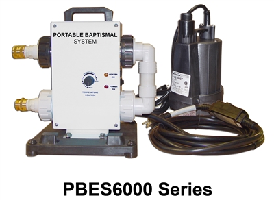 Baptistry Heater Portable Type PBES-6040 for Baptistries, Baptismals 240V 4kW,
with power cord, complete.